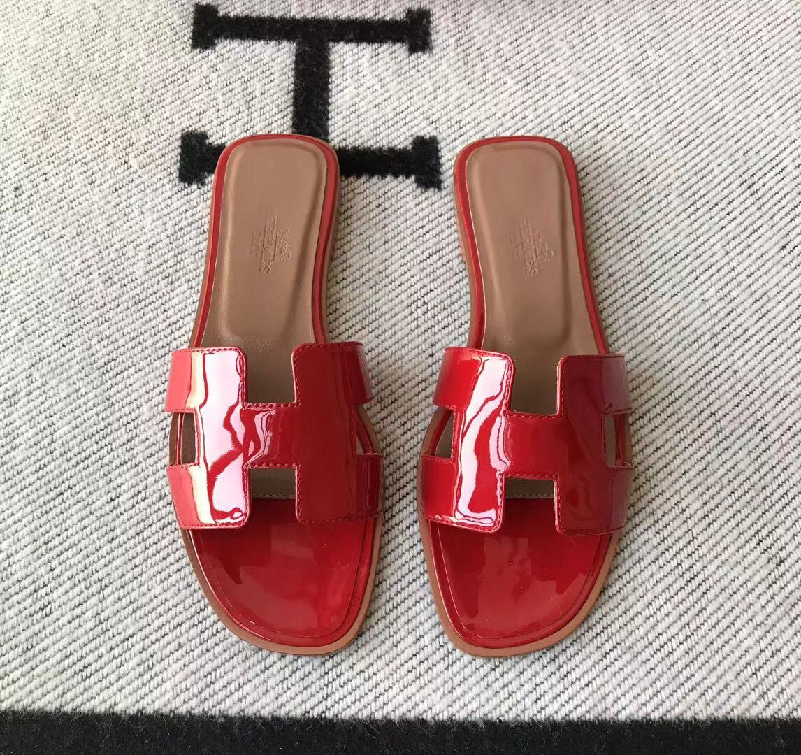 에르메스 올수공 오란 슬리퍼 샌들 페이던트 19